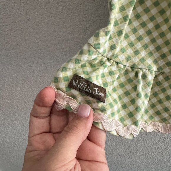 Matilda Jane Green Checkered dress - Picture 6 of 6